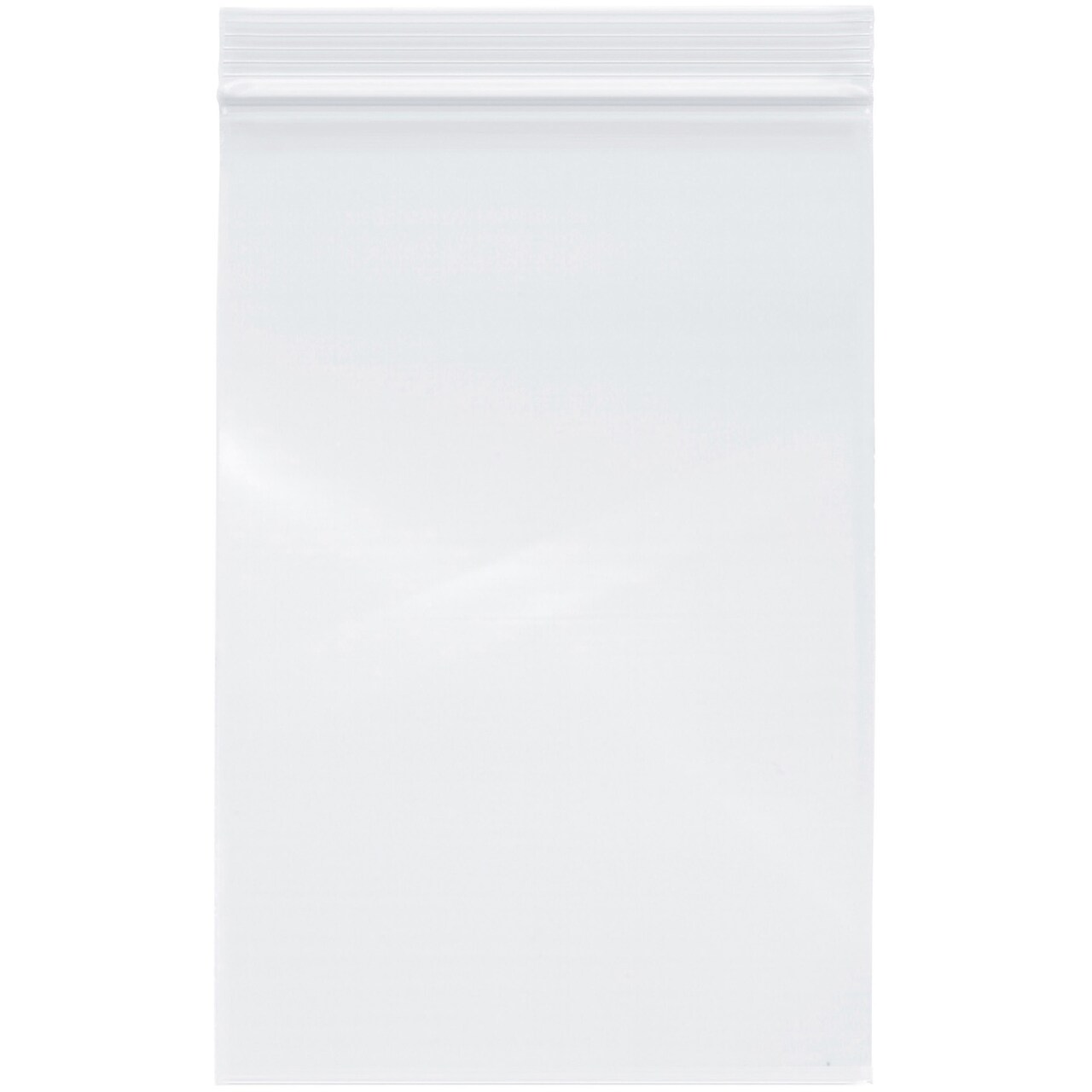 Plymor 6" x 9", 6 Mil Industrial Duty Zipper Reclosable Plastic Bags